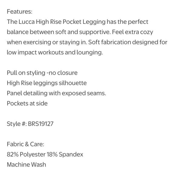 BANDIER Leggings Le Ore Lucca High Rise Pocket Full Length Jade Size XS - Picture 10 of 11